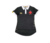 camisa - vasco - third - III - 3 - 23/24 - feminina - baby look - torcedor - cruz de malta - preto - preta - dourado - dourada - branca - branco - gola - polo - punho branco- escudo - emborrachado - 1 png .