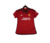 camisa - manchester united - home- 1 - vermelha- feminina- preta- branca- team viewer - adidas- 23/24- baby look - gola- v - escudo-  bordado - torcedor- 1 png . 