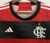 camisa - flamengo - home  - 1 - vermelha - preta - branca - feminina - 23/24 - adidas - baby look - escudo - bordado - 3 listras no ombro - listradas - gola - arredondada - gola - v -5 png .