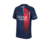 camisa- psg- home- 1- azul marinho- listra vermelha- 23/24- torcedor- masculina- nike-qatar airways- gola- arredondada- escudo- bordado- 1 jpg.