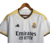 Camisa Titular Real Madrid, Temporada 2023/2024, Branca, Gola em V, Azul Marinho, Branco, Dourado, Escudo do Real Madrid, Logo Adidas, ¡Hala Madrid!, Futebol, Moda Esportiva ,3 png .