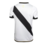 camisa - vasco -away - II - 2 - 23/24 - feminina - baby look - torcedor - cruz de malta - preto - preta  - branca - branco - gola -V - punho preto - escudo - bordado -2 png . 