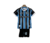 KIT Grêmio Home 23/24 Torcedor Umbro - Azul/Preto