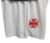 camisa- kit- infantil - vasco - away -2 - II - branco - branca- preto - preta- vermelha- cruz de malta - faixa em diagonal- kappa - criança - short - punho preto - torcedor - 23/24 - gola - v -6 png .