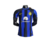 Camisa titular, Inter de Milão, temporada23/24, azul e preta, estilo glitch, futebol masculino, camisa inter de milão, camisa internazionale, camisa 23 \24 da inter de milão , jogador, masculina,gola,arredondada, 1 png