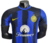 Camisa titular, Inter de Milão, temporada23/24, azul e preta, estilo glitch, futebol masculino, camisa inter de milão, camisa internazionale, camisa 23 \24 da inter de milão , jogador, masculina,gola,arredondada,3 png