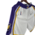 Short Los Angeles Lakers Nike - Branco com detalhes roxo e amarelo na internet