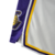 Imagem do Short Los Angeles Lakers Nike - Branco com detalhes roxo e amarelo