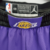 Short Los Angeles Lakers - Nike - ROXO com detalhes em branco e amarelo na internet