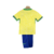 Kit Brasil Home 24/25 Torcedor Infantil - Nike - Amarelo - comprar online