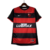 camisa retro flamengo 2001 - vermelha - preta - branca- nike - masculina- listrada - lubrax - petrobrás - escudo bordado - simbolo da nike bordado - gola arredondada - manga preta - petkovic- torcedor - png 1 .