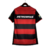 camisa retro flamengo 2001 - vermelha - preta - branca- nike - masculina- listrada - lubrax - petrobrás - escudo bordado - simbolo da nike bordado - gola arredondada - manga preta - petkovic- torcedor - png 2 .