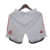 Short Flamengo 23/24 - Masculino - Adidas - Branco em detalhes em vermelho