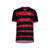 camisa Flamengo/Adidas/masculina/24/25/vermelha/preta/listras verticais/escudo do clube/AEROREADY/torcedor/futebol/CRF/manto sagrado/mengao/maisquerido - png1