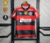 camisa - flamengo - home - 1 - vermelha - preta - branca - torcedor - 23/24- masculina - banco brb - sil - pixbet - mercado  livre - assist card - gola - v -      escudo - bordado - 3 png .