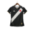 camisa - vasco -home- I - 1 - 23/24 - feminina - baby look - torcedor - cruz de malta - preto - preta  - branca - branco - gola -V - punho branco - escudo - bordado - 1 png . 