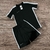 Conjunto Nike Dry-Fit Masculino Preto e Branco com camiseta e short.