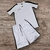 Conjunto masculino Nike Dry-Fit na cor preta e branca, composto por camiseta e short.