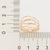 Anel Rommanel aro triplo oval folheado a ouro na internet