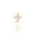 Pingente rommanel cruz folheado a ouro com zircônias Branco Cód. 542251