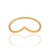 Anel Rommanel skinny ring folheado a ouro - comprar online