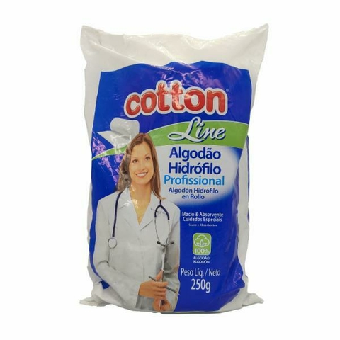 Algodão Hidrófilo 500g- Cotton Line