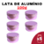 Kit Pote Lata de Alumínio Multiuso - Roxo - Vela, Creme, Cosméticos e Armazenamento Diverso (100g) na internet