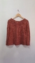 Blusa terracota tricô mousse | Tamanho M (40) - comprar online