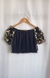 Cropped bordado floral Forever Fashion | P (38) - loja online