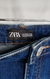 Saia jeans | Zara | Tamanho P (38) - Ellas Brechó