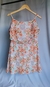 Vestido laranja floral Boca no Mundo | P (38)