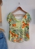 Imagem do Blusa verde floral Holin Stone | M (40)