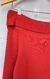 Blusa vermelha em tricô ombro | Crossings | Tamanho P(38) - loja online