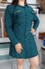 Vestido chemise verde Riccieri M (42)