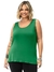 Regata Feminina Malha Plus Size Casual