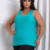 Regata dry fit poliamida elastano plus size academia feminina - comprar online