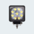 FARO AUXILIAR CUADRADO 9 LED 27 W 12/24v MOTO AUTO 4X4 CAMION