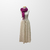 Saia Midi Boho "H&M" Off White - Nova, Tam.G - comprar online