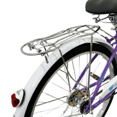 BICICLETA EM ALUMÍNIO FEMININA RETRÔ ARO 26 - COR LILAS - Z RADER BIKES