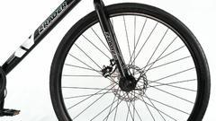 BICICLETA DE ALUMINIO SPEED 700c C/ 21 MARCHAS SHIMANO - COR PRETA - comprar online