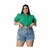 Shorts Jeans Plus Size com detalhes Destroyed - 237