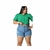 Shorts Plus Size com detalhes na lateral - 438