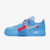 Tênis Nike Air Force 1 x Off-White Low MCA University Blue na internet