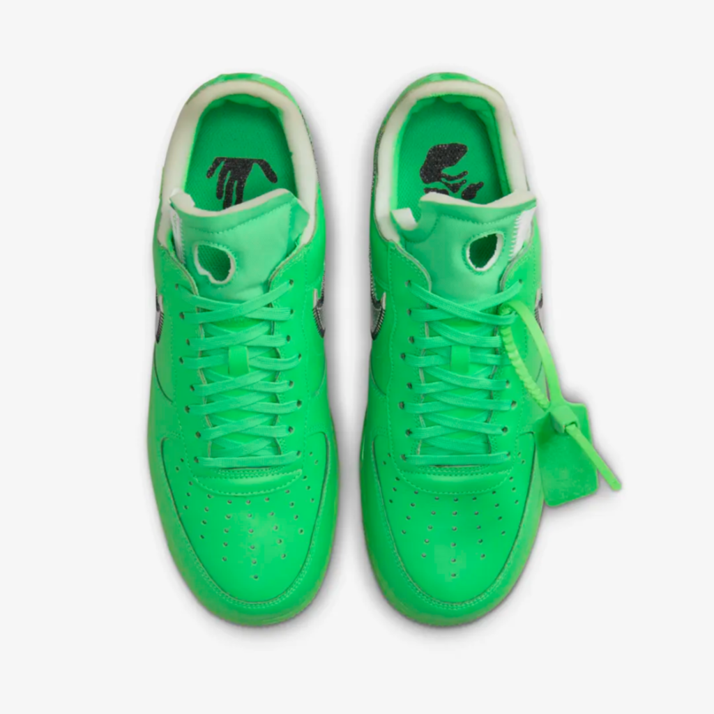 Nike air force store 1 bright green