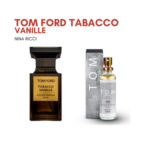 Perfume Mister Tom Masculino – Essência Tom Ford Tobacco Vanille