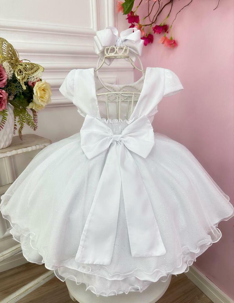 Vestidos de batizado fashion para meninas