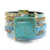 Pulseira Feminina de Couro Azul - comprar online