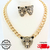 Conjunto de Colar Ouro Preto Leopardo