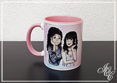 TAZA CON FONDO Y ASA DE COLOR - comprar en línea