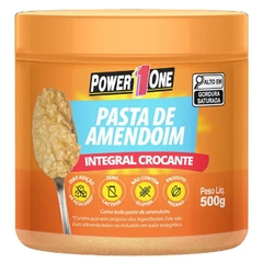 PASTA DE AMENDOIM INTEGRAL CROCANTE (1KG) - POWER1ONE : :  Alimentos e Bebidas